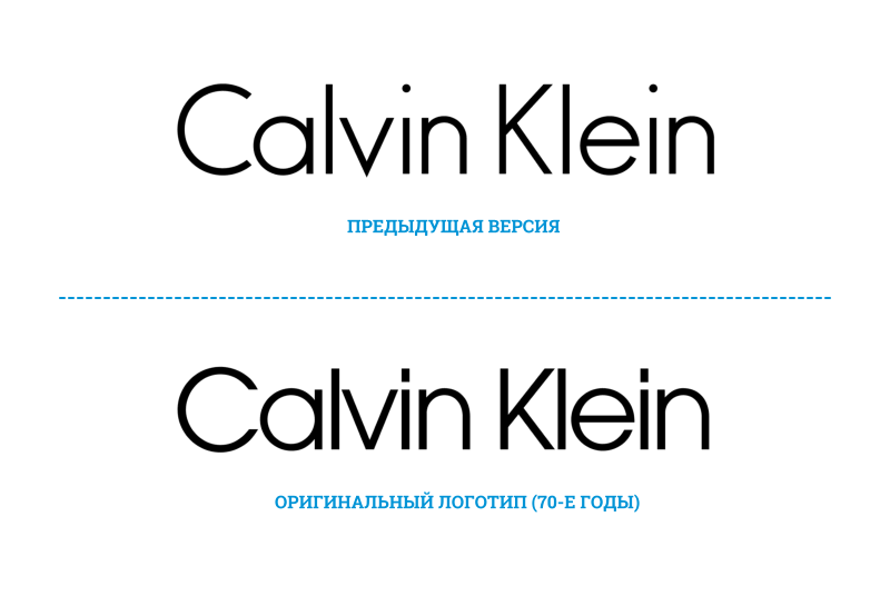 calvin-klein старый логотип