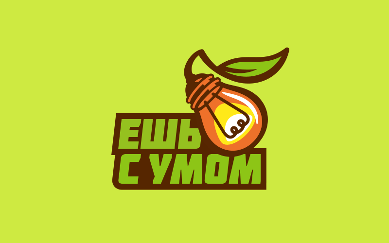 Логотип службы доставки здоровой еды