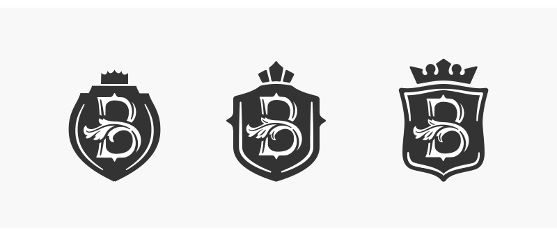 Форма щита в логотипе